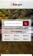 How ohio.gov looks like on a mobile device such as an iPhone.