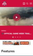 How ohiostatebuckeyes.com looks like on a mobile device such as an iPhone.