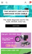 How okcartool.com looks like on a mobile device such as an iPhone.