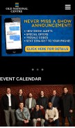 How oldnationalcentre.com looks like on a mobile device such as an iPhone.