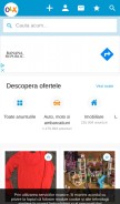 How olx.ro looks like on a mobile device such as an iPhone.