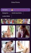 How omasporno.com looks like on a mobile device such as an iPhone.