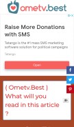 How ometv.best looks like on a mobile device such as an iPhone.