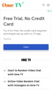 How ometv.info looks like on a mobile device such as an iPhone.