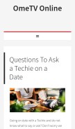 How ometvonline.co looks like on a mobile device such as an iPhone.