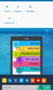 How omicsonline.org looks like on a mobile device such as an iPhone.