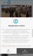 How omroepzeeland.nl looks like on a mobile device such as an iPhone.