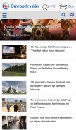 How omropfryslan.nl looks like on a mobile device such as an iPhone.