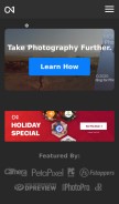 How on1.com looks like on a mobile device such as an iPhone.