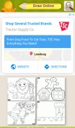 How oncoloring.com looks like on a mobile device such as an iPhone.