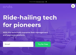 How onde.app looks like on a tablet such as an iPad.