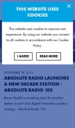 How onebauer.media looks like on a mobile device such as an iPhone.