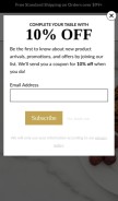 How oneida.com looks like on a mobile device such as an iPhone.