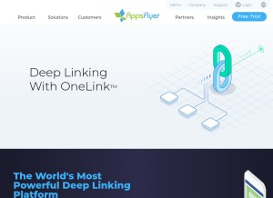 How onelink.me looks like on a tablet such as an iPad.