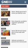 How onenewsnow.com looks like on a mobile device such as an iPhone.