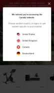 How onepeloton.ca looks like on a mobile device such as an iPhone.