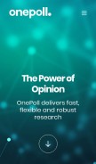 How onepoll.com looks like on a mobile device such as an iPhone.