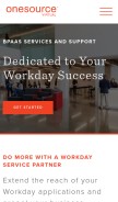How onesourcevirtual.com looks like on a mobile device such as an iPhone.