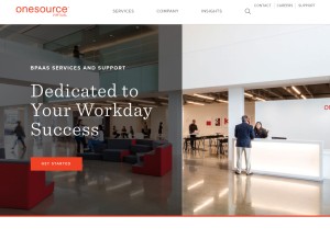 How onesourcevirtual.com looks like on a tablet such as an iPad.