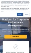 How onestreamcloud.com looks like on a mobile device such as an iPhone.