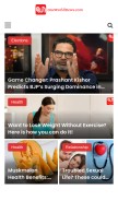 How oneworldnews.com looks like on a mobile device such as an iPhone.