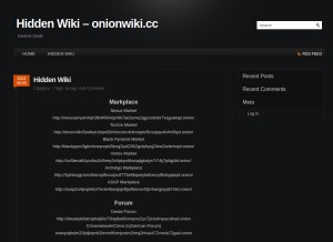 How onionwiki.cc looks like on a tablet such as an iPad.