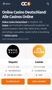 How online-casino-spielautomaten.de looks like on a mobile device such as an iPhone.