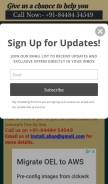 How onlinefioritrainings.com looks like on a mobile device such as an iPhone.
