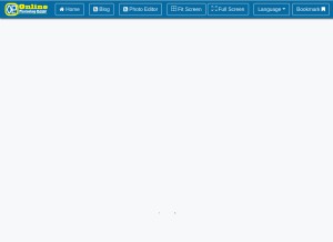 How onlinephotoshopeditor.com looks like on a tablet such as an iPad.