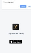 How onluxy.com looks like on a mobile device such as an iPhone.