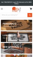 How onlymat.com looks like on a mobile device such as an iPhone.