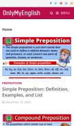 How onlymyenglish.com looks like on a mobile device such as an iPhone.
