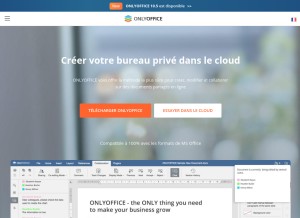 How onlyoffice.com looks like on a tablet such as an iPad.