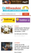 How onmilwaukee.com looks like on a mobile device such as an iPhone.