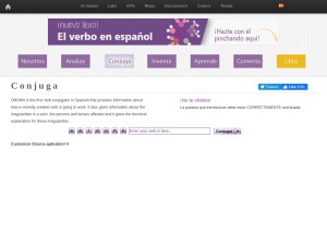 How onoma.es looks like on a tablet such as an iPad.