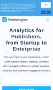 How onthe.io looks like on a mobile device such as an iPhone.