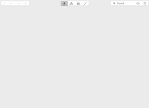 How onthegomap.com looks like on a tablet such as an iPad.