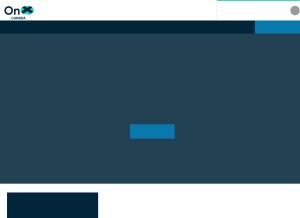 How onx.com looks like on a tablet such as an iPad.