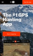 How onxmaps.com looks like on a mobile device such as an iPhone.