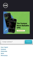 How ooe.pl looks like on a mobile device such as an iPhone.