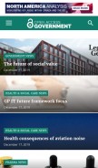 How openaccessgovernment.org looks like on a mobile device such as an iPhone.