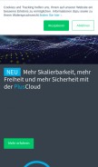 How openit.de looks like on a mobile device such as an iPhone.