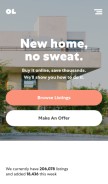 How openlistings.com looks like on a mobile device such as an iPhone.