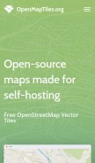 How openmaptiles.org looks like on a mobile device such as an iPhone.