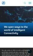 How openmatics.com looks like on a mobile device such as an iPhone.
