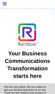 How openrainbow.com looks like on a mobile device such as an iPhone.