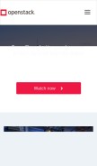 How openstack.org looks like on a mobile device such as an iPhone.