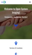 How opensystemimaging.com looks like on a mobile device such as an iPhone.