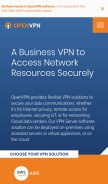 How openvpn.net looks like on a mobile device such as an iPhone.