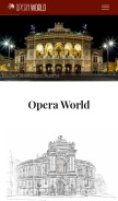 How opera-world.net looks like on a mobile device such as an iPhone.